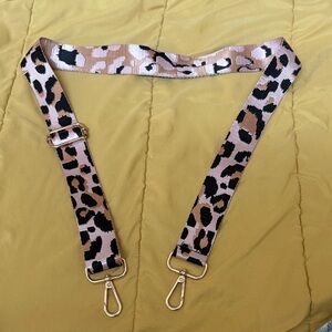 Leopard Print Bag Strap